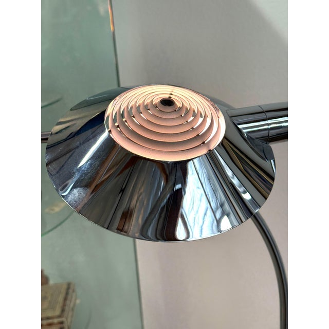 Early 20th Century Stunning Cedric Hartman Chromium Floor Lamps Style CO91 - a Pair For Sale - Image 14 of 18