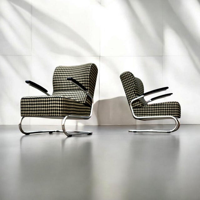 Modern Bauhaus Tubular Steel Model RS8049 Cantilever Club Chairs from Mauser Werke Waldeck, Germany, 1935, Set of 2 For Sale - Image 15 of 18