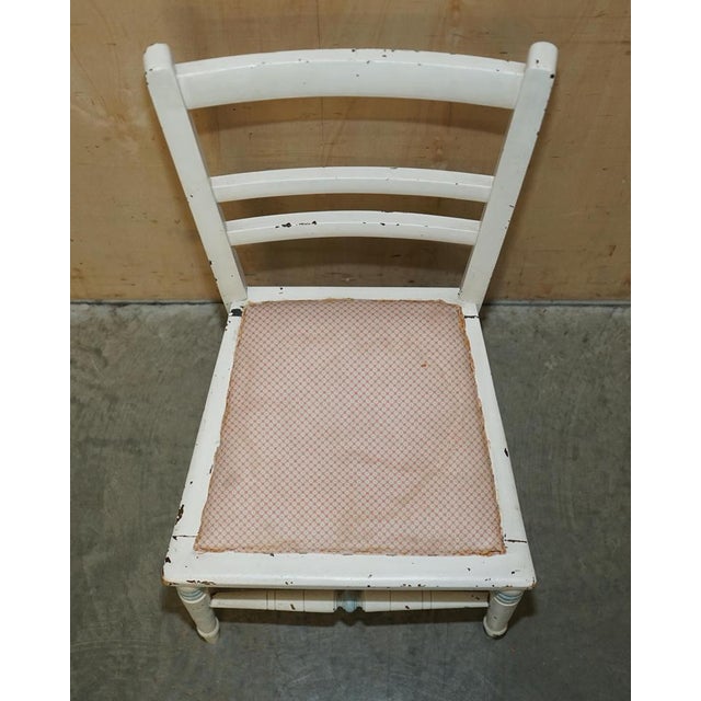 Antique French Paint Side Chair For Sale - Image 14 of 18