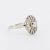 Art Deco Gold Platinum and Diamond Ring, Size 6.5 For Sale - Image 4 of 7