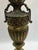 Mid-Century Modern Vintage Neoclassical Cast Brass Urn Table Lamp With Black Marble Base For Sale - Image 3 of 13