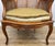 Vintage French Cane Upholstered Accent Carved Chair For Sale - Image 10 of 15
