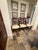 Set of 6 Mahogany Baker Federal style Dining Chairs.The set includes 2 arm chairs and 4 side chairs upholstered in a pale...