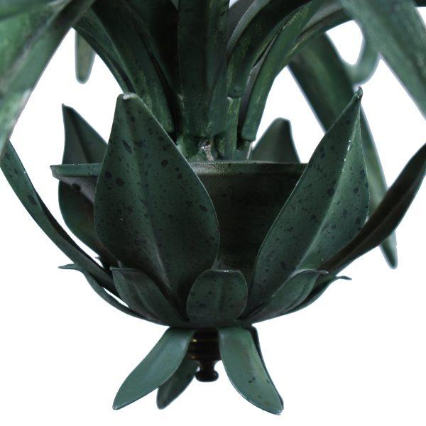 1950s Pineapple Tole Chandelier For Sale - Image 5 of 5