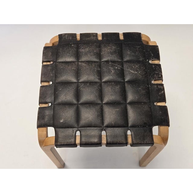 Stool Y61 by Alvar Aalto for Artek, Finland, 1950s For Sale - Image 6 of 12