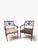 Wood Regency Style Hand-Painted Neoclassical Armchairs, Pair For Sale - Image 7 of 18