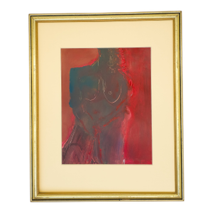 Lady in Red - Virginia Cohn Parkum, C. 1980s