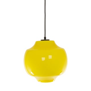 Yellow Glass Pendant by Alessandro Pianon for Vistosi, 1960s For Sale