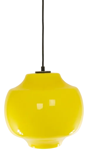 Yellow Glass Pendant by Alessandro Pianon for Vistosi, 1960s