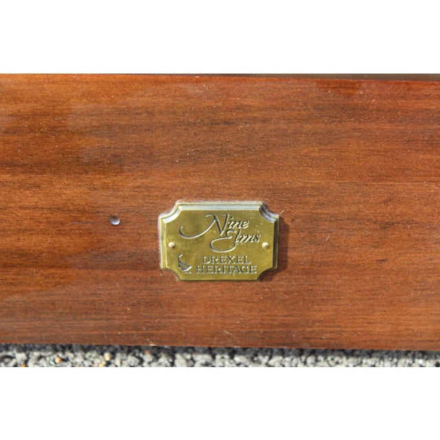 Drexel Heritage Mahogany King-Size Bed From the Nine Elms Collection For Sale - Image 17 of 18