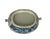 Antique Chinese blue canton small tureen/gravy boat with under plate Bowl measurements: Mouth 6.10" Width 6.6" Height 5.6"...