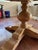 Up for sale is an authentic, investment-grade Guy Chaddock & Co. round pedestal dining table from their highly coveted...