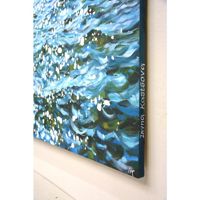 Realism Glare on the waves.Modern Original Painting. For Sale - Image 3 of 10