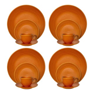 1960s Royal Stone Stoneware Service for Four- 16 Pieces For Sale