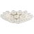Leighton Large Flush Mount in Polished Nickel with Cream Tinted Glass Designer: kate spade new york Canopy: 12" Round...