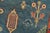 Kazak Rug 8’1” X 9’9” Blue Wool Tribal Hand-Knotted Oriental Carpet For Sale - Image 4 of 14