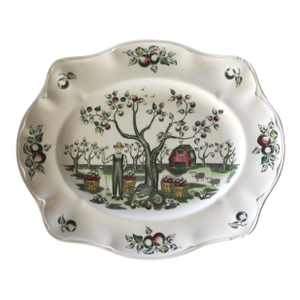 1950s Apple Harvest Platter by Johnson Brothers
