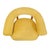 Mid-Century Modern Mustard U Back Accent Chair For Sale - Image 3 of 5