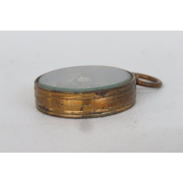 Metal Pocket Compass Made in France Early 20th Century Boussole 4490b For Sale In Miami - Image 6 of 11