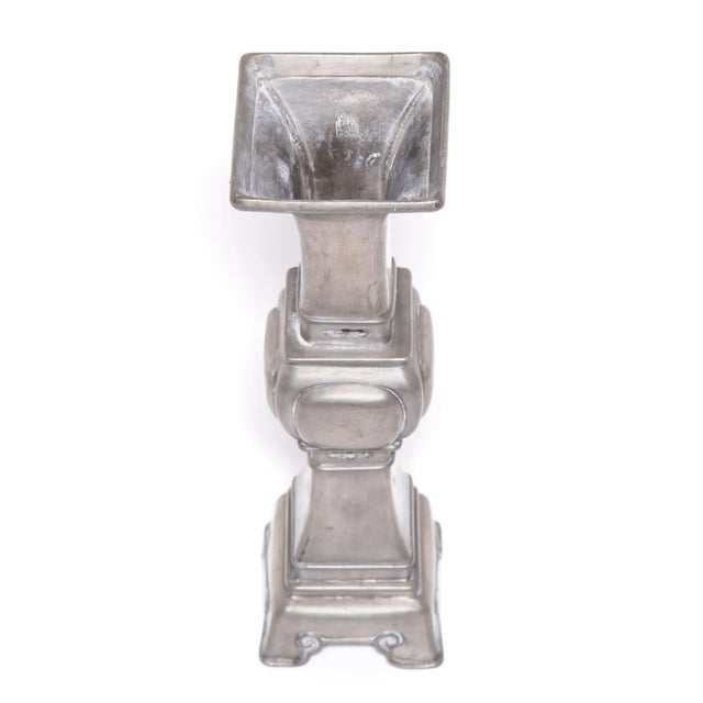 3 Piece Set of Chinese Gu Form Vases With a Tall Arched Handle Censer, C. 1900 For Sale - Image 10 of 13