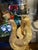 American Modern Uttermost “Twisted Vines” Lamps, Model 27113-1—gold Leaf Sculptural Vines on Thick Crystal Bases - Pair For Sale - Image 3 of 3