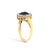 Haus of Brilliance 10K Yellow Gold 1/2 Cttw Round & Baguette Cut Diamond Pear Shaped Domed Pavé Cluster with Halo Cocktail Ring (J-K Color, I1-I2 Clarity) - Size 7.5 For Sale - Image 4 of 6