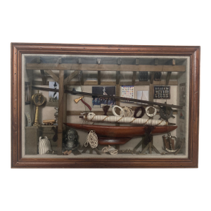America's Cup-Themed Shadow Box Diorama