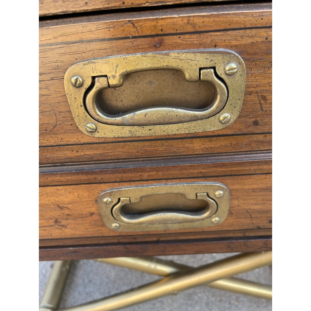 Late 20th Century Drexel Side Table in Oxford Square For Sale In Chicago - Image 6 of 12