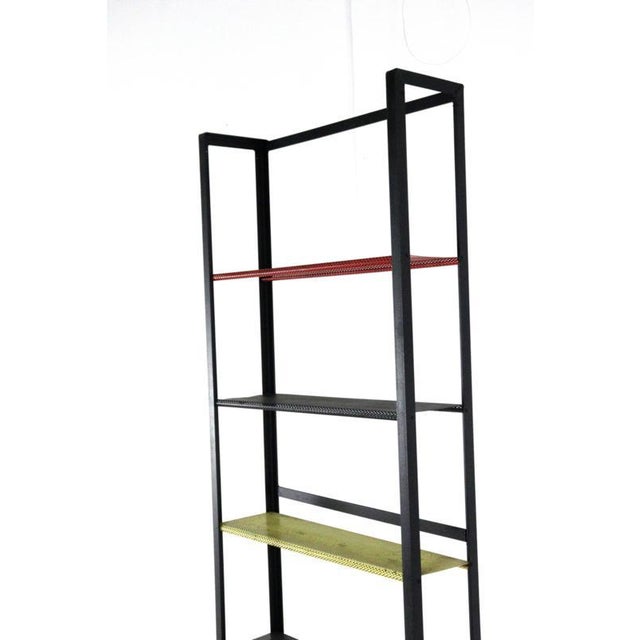 Metal Bookcase attributed to Pilastro, 1950s For Sale - Image 7 of 13