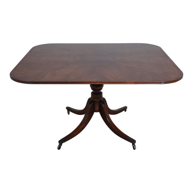 Theodore Alexander Althorp Mahogany Tilt Top Breakfast Table For Sale