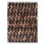 Rug & Kilim’s Contemporary Rug With Geometric Abstraction in Brown & Black For Sale
