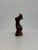 Hand-carved female torso by unknown artist in solid hard wood circa 1960s.