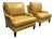 Lee Industries Leather Lounge Chairs, Pair For Sale