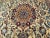Vintage Persian Nain Area Rug, Handwoven Floral Pattern With Silk Highlights, Ivory & Blue, 4’ X 7’ For Sale - Image 11 of 12