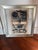 1970s Original Abstract Painting by Peter Keil. This great piece was executed on paper and depicts a black and white...