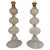 White Murano Frosted Silk Glass Ball Form Lamps - A Pair For Sale - Image 8 of 8