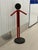 Vintage Modern Red and Black Metal Valet Coat Rack, 1980s For Sale - Image 14 of 18