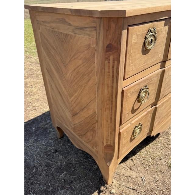 Large 18th Century French Louis XVI Walnut Bleached Chest of Drawer / Commodes For Sale - Image 10 of 18