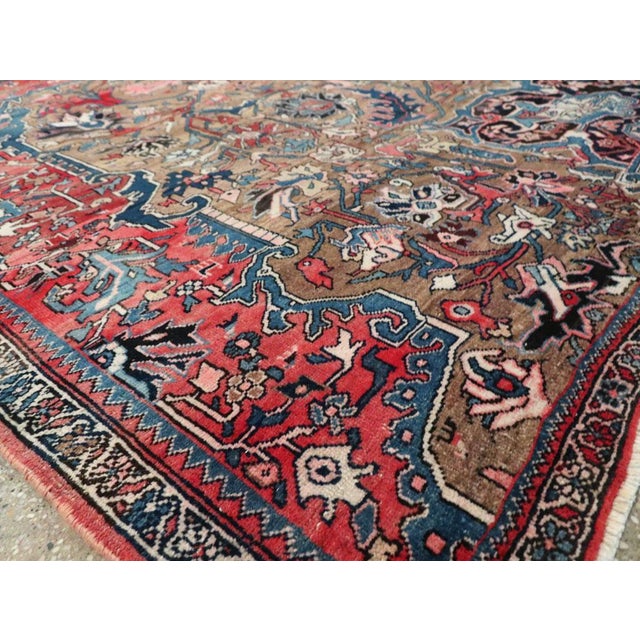 Galerie Shabab Collection Early 20th Century Persian Bidjar Wagireh Sampler Rug For Sale - Image 9 of 10