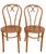 Brown Pr. Cafe Bistro Style Dining Chairs Made in Romania After Thonet For Sale - Image 8 of 10