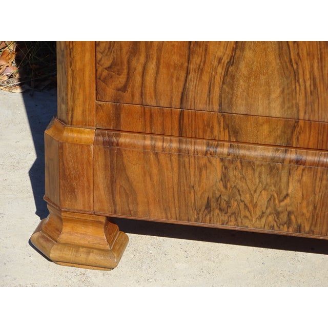 Large Louis Philippe Walnut Chest of Drawers, 1890s For Sale - Image 18 of 18