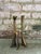 Mid-Century Modern Pair of Solid Bronze Vintage Candlesticks For Sale - Image 3 of 12