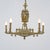 Traditional Empire Style Gilt Bronze Chandelier with Winged Figures, Italy, Early 19th Century For Sale - Image 3 of 12