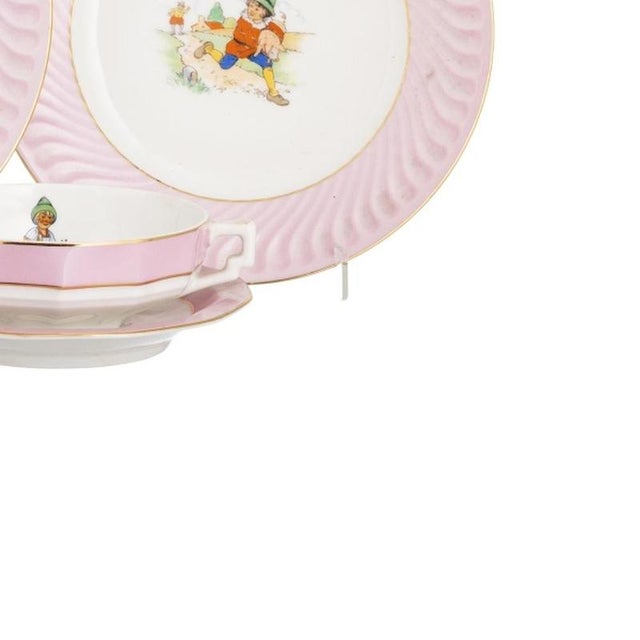 Porcelain Boys Set from Vista Alegre, Set of 3 For Sale - Image 5 of 6