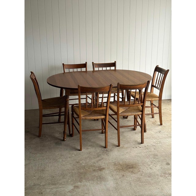 Vintage Tell City Chair Extendable Dining Table For Sale - Image 10 of 10