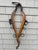 Antique u.s. Hame Co. Buffalo Ny Mule Hames – Original Wooden & Iron Harness Pair c.1900–1925 – Rustic Farmhouse Wall Decor For Sale - Image 11 of 18
