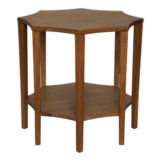 NOIR Ariana Side Table in Dark Walnut For Sale