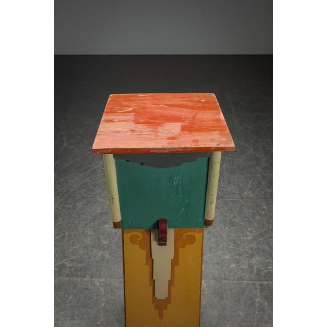 1920s Amsterdam School Pedestal For Sale - Image 4 of 14