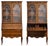 Display Cabinet with Elevator 20th-century Portuguese, made of rosewood with rosewood inlays. Elevator with two glazed...