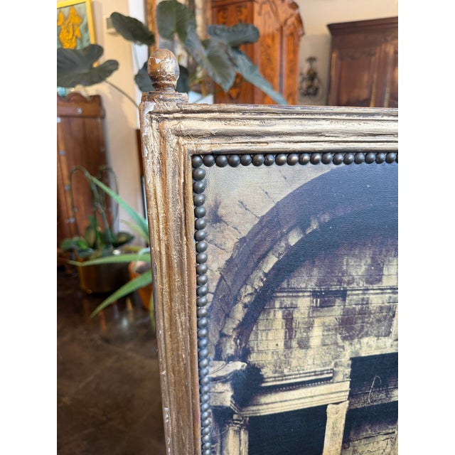 Mid 19th Century Fabulous French Chair With Painted Canvas Exterior For Sale In Nashville - Image 6 of 6